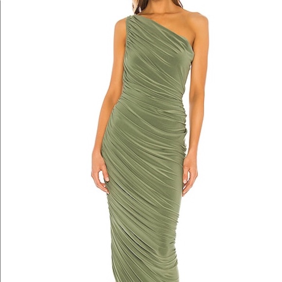 Norma Kamali Dresses & Skirts - Diana Gown (Olive)
